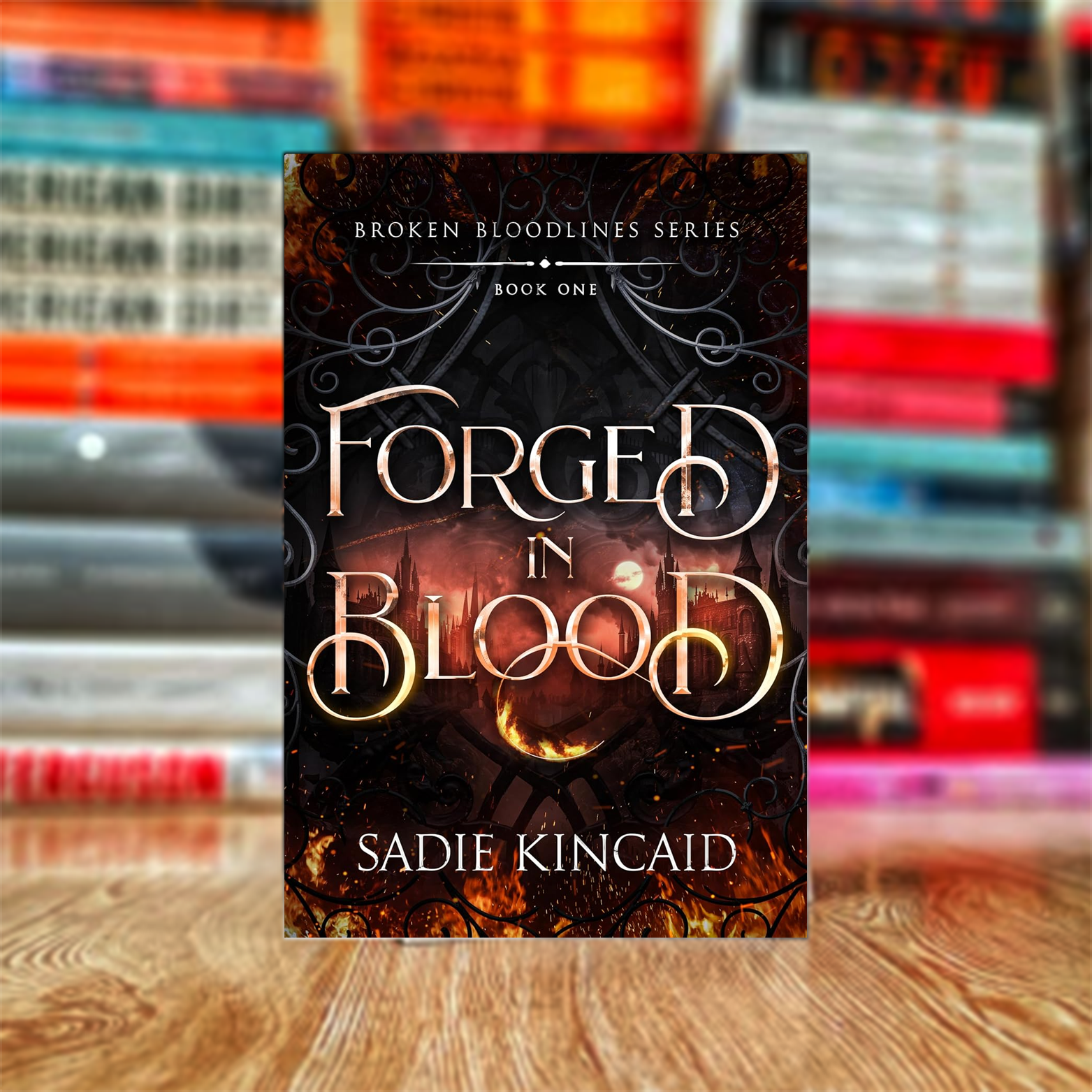 k15 Forged in Blood by Sadie Kincaid (Hardcover) - Image 1