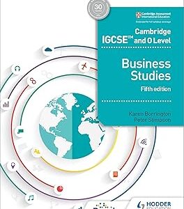 Cambridge IGCSE and O Level Business Studies 5th edition (glossy paper)