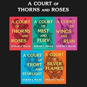 A Court of Thorns and Roses 5 Book Bundle by Sarah J. Maas