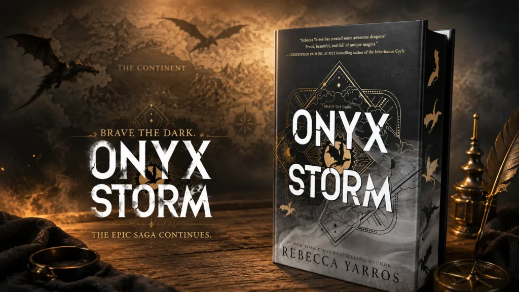 Onyx Storm by Rebecca Yarros book cover
