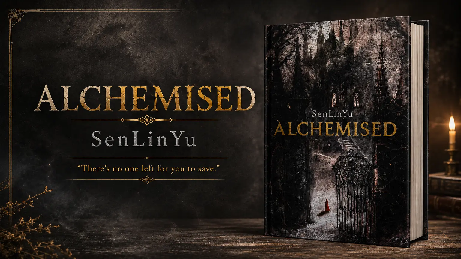 Alchemised by SenLinYu book cover, dark fantasy romance novel