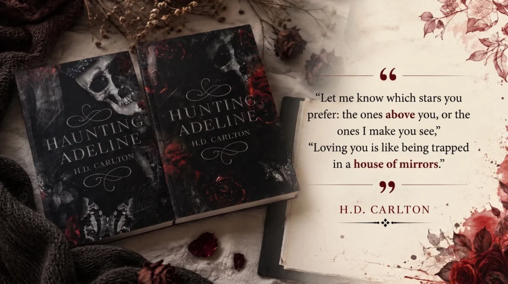 Haunting Adeline and Hunting Adeline by H.D. Carlton book banner