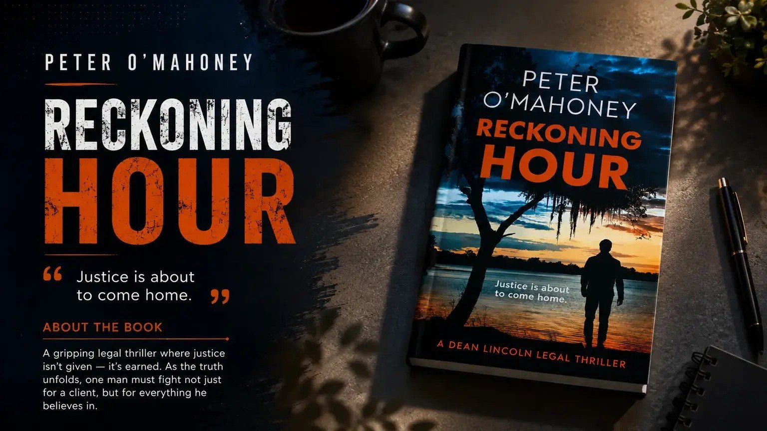 Reckoning Hour by Peter O'Mahoney book cover